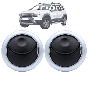 Par Difusor De Ar Logan 2007 Até 2013 Sandero 2007 Até 2014 Duster 2011 Até 2015