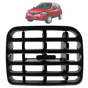 Difusor De Ar Central Cinza Escuro Clio 2000 Até 2016