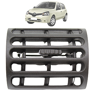 Difusor Saida De Ar Lateral Clio 2000 01 02 03 04 A 2016 Cinza Escuro