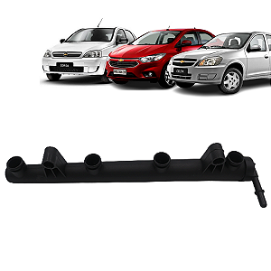 Flauta Bico Injetor Sistema Delphi Corsa 1.0 Celta 1.0 Prisma 1.0 Classic 1.0 Montana 1.8 Meriva 1.8 FLEX