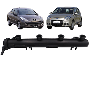 Flauta Bico Injetor Sistema Magneti Marelli Peugeot 206 1.0 16v Clio 1.0 16v