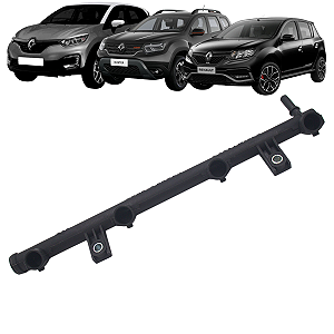 Flauta Bicos injetores Sistema Siemens Deka Captur 2.0 16V 2017 Até 2020 Duster 2015 Até 2022 Duster 2.0 16V 2011 Até 2020 Sandero 2.0 16V 2015 Até 2021