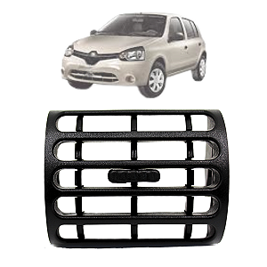 Difusor Saida De Ar Lateral Clio 2000 01 02 03 04 05 06 07 A 2016 Preto