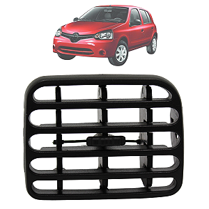 Difusor Saida De Ar Central Direito Clio 2000 01 A 2016 Preto