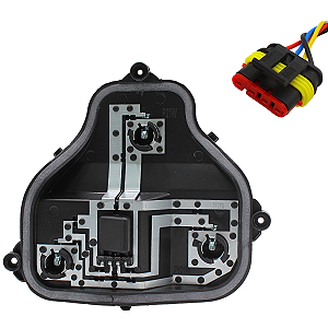 Kit  Circuito Lanterna Traseira Com Chicote Conector Onix Hatch 2013 Até 2019