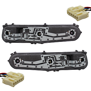 Kit Circuito Lanterna Traseira + Chicote Plug Novo Uno Vivace 2014 Até 2019