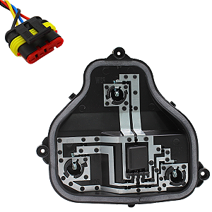 Circuito Lanterna Traseira + Chicote Plug Onix Hatch 2013 Até 2019