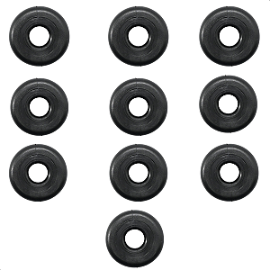 10 Grampo Articulação Vareta Do Capô T-Cross Polo Passat Virtus Jetta New Beetle