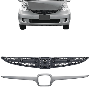 Par Grade Radiador Honda Fit 2007 2008 Moldura Primer
