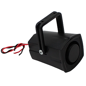 Micro Sirene De Ré 12V 100DB Suporte Movel 1 Toque