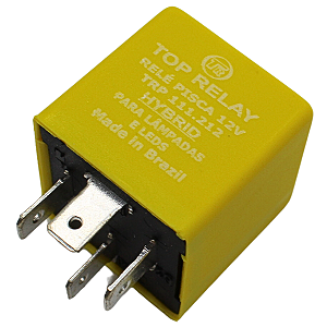 Rele Pisca Para Led/Lampada Comum 4 Terminais 120w 12v
