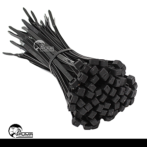 100 Abraçadeira  Nylon Preta 151 X 3,7MM Universal