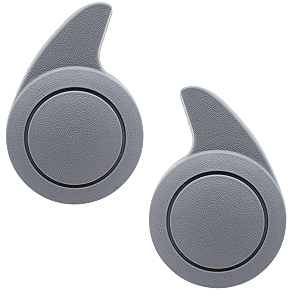 Par Alavanca Inclinação Regulagem Banco Palio Strada Argo Uno Fiorino Mobi Cinza