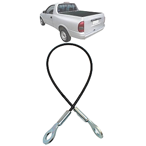 Cabo Aço Tampa Traseira Caçamba Pick-up Corsa 1995 Até 2003
