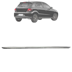 Friso Tampa Traseira Porta Malas Cromado Resinado Gol G5