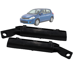 Kit 02 Guia Suporte Para Choque Dianteiro Tiida 2008 Até 2013