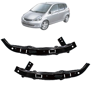 Kit 02 Suporte Guia Farol Fit 2004 Até 2008