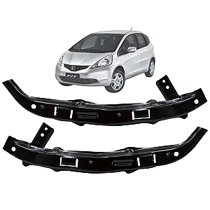 Kit 02 Suporte Guia Farol Fit 2004 Até 2008