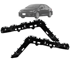 Kit 02 Suporte Guia Para Choque Traseiro Corolla 2020 Até 2025