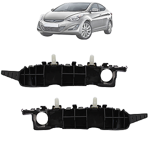 Par Guia Suporte Para Choque Dianteiro Elantra 2012 Até 2016