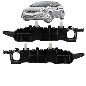 Par Guia Suporte Para Choque Dianteiro Elantra 2012 Até 2016