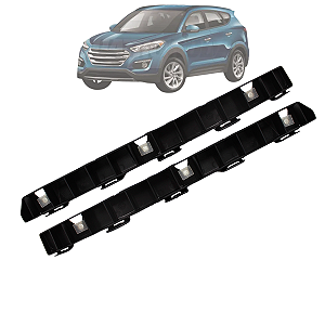 Kit 02 Suporte Guia Para Choque Traseiro IX35 2011 Até 2015