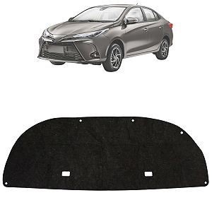 Manta Acústica Forro Do Capô Yaris 2018 Até 2025