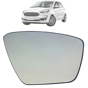 Lente Espelho Retrovisor Com Base Ford Ka 2015 Até 2024 Original