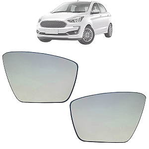 Par Lente Espelho Retrovisor Com Base Ford Ka 2015 Até 2024 Original