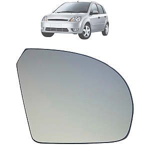 Lente Espelho Retrovisor Com Base Fiesta Amazon 2002 Até 2014 Original