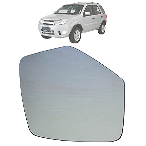 Lente Espelho Retrovisor Com Base Ford Ecosport 2003 Até 2012 Original
