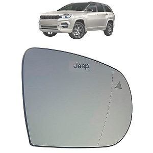 Lente Espelho Retrovisor Base Com Sensor Commader 2022 2023 Original