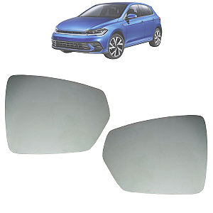 Par Lente Com Base Retrovisor Polo 2018 Até 2023 Virtus 2018 Até 2022 Original