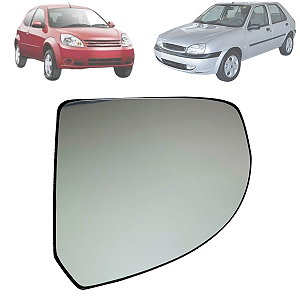 Lente Espelho Retrovisor Base Fiesta 2002 Ka 2008