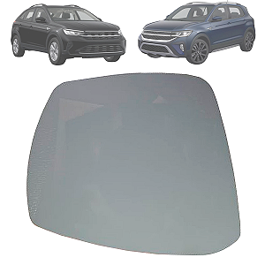 Lente Espelho Retrovisor Com Base T-Cross Nivus 2021 Até 2024