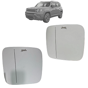 Par Lente Retrovisor C/Base Renegade 2015 Até 2024