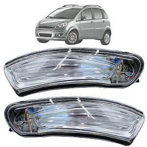 Par Pisca Seta Retrovisor Idea 2010 Até 2017 Original