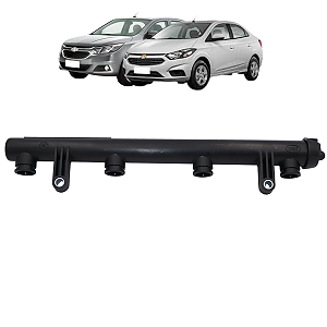 Flauta Bicos Injetores Onix Prisma 1.4 flex 2013 Até 2019  Cobalt 1.4 flex 2017 2018 2019