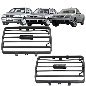 Kit 02 Difusor De Ar Gol Parati Saveiro G3 1999 Até 2005 Grafíte