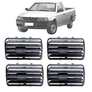 04 Difusor De Ar Gol Parati Saveiro G3 1999 Até 2005 Grafite