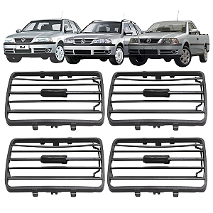 04 Difusor De Ar Gol Parati Saveiro G3 1999 Até 2005 Grafite