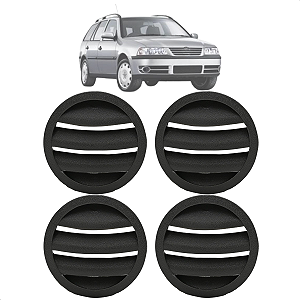 Kit 04 Difusor De Ar Gol Parati Saveiro G3 1999 Até 2005 G4 2006 Até 2014 Cinza