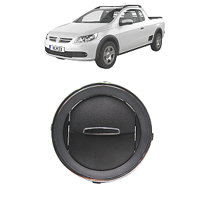 Difusor De Ar Gol Voyage Saveiro G4 2006 Até 2014 G5 2008 Até 2012 G6 2013 Até 2016 Preto Cromado