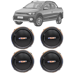 04 Difusor De Ar Gol Voyage Saveiro G4 2006 Até 2014 G5 2008 Até 2012 G6 2013 Até 2016 Cromado