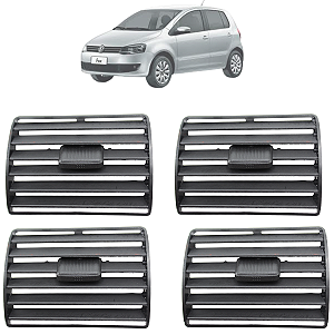 Kit 4 Difusor De Ar Fox 2004 Até 2009 CrossFox 2005 Até 2010 SpaceFox 2007 Até 2010