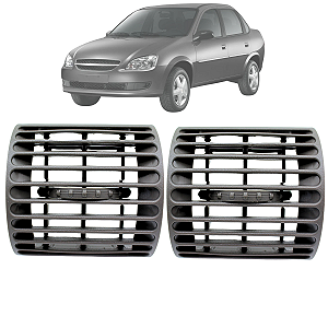 Kit 02 Difusor De Ar Corsa Painel Classic 1994 Até 2016