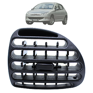 Difusor De Ar Painel Peugeot 206 2001 Até 2010 Lateral Esquerdo