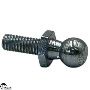 Kit 100 Parafusos M6 Esférico Com Porca Capô Amortecedor Porta Malas Universal