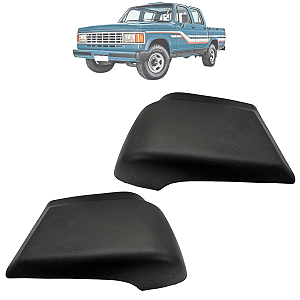 Par Ponteira Parachoque Dianteiro Preta Gm D20 1985 Até 1996