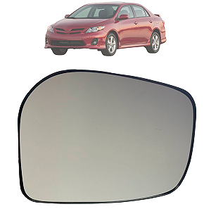 Lente Espelho Retrovisor Base Corolla 2008 Até 2013